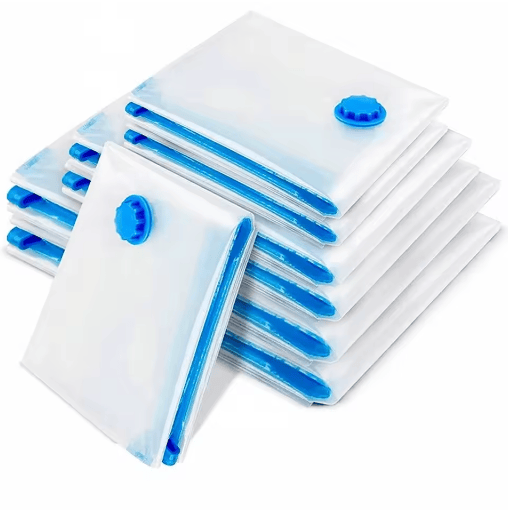 4 Pack Vacuum Storage Bags, Compression Bags for Comforters, Blankets & Clothes