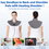 Thumbnail: Electric Neck and Back Shoulder Massage Shawl Heating Vibration Pad for Pain Rel