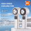 Thumbnail: Xiaomi 2025 Portable Air Cooling Fan - USB Rechargeable, 3000mAh Battery, Handhe
