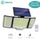 Thumbnail: Solar Powered Outdoor Wall Light with 328 LED, Motion Sensor, Waterproof IP65