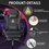 Thumbnail: High Quality Gaming Chair with Footrest, Ergonomic Reclining Office Chair with L