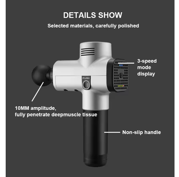 Miniatúra: Phoenix A2 Massage Gun Deep Tissue Muscle Relaxation Fascia Gun Portable Back Ma