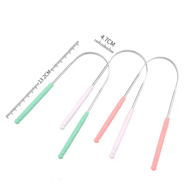 Thumbnail: Stainless Steel Tongue Scraper.