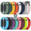 Miniatúra: Mi Band 5/6/7 Silicone Sport Strap Replacement Wristband for Xiaomi Band Black