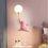Thumbnail: Cartoon Polar Bear LED Wall Sconce Light Creative Kids Bedroom Lamp