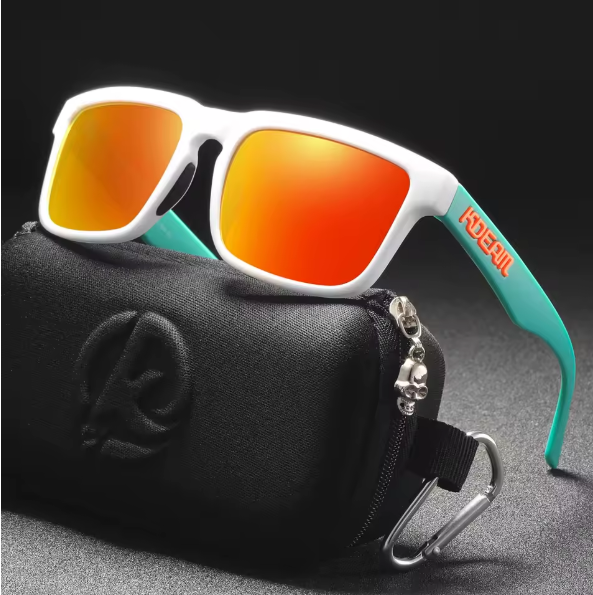 KDEAM Polarized Square Sunglasses UV400 for Men and Women Driving Fashion Eyewea