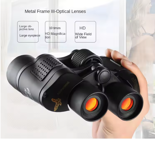 Miniatúra: 60x60 HD Binoculars Powerful Long Range Optical Telescope for Outdoor Use