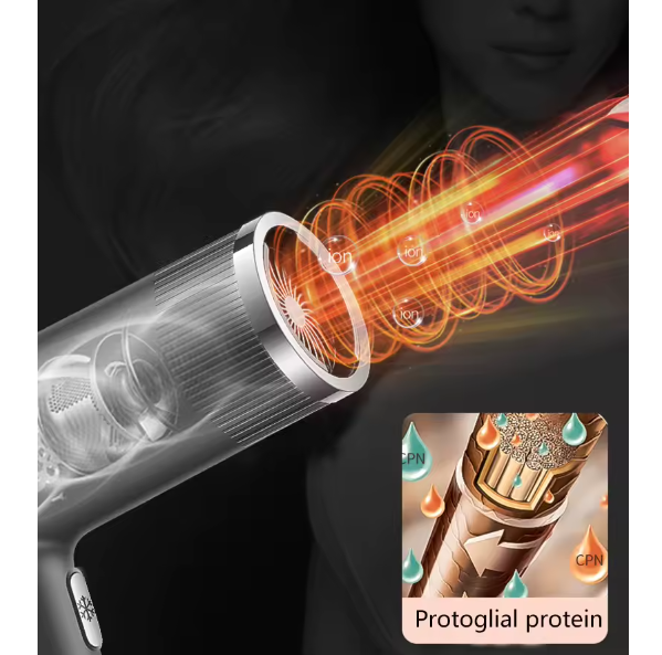 Miniatúra: Professional Hair Dryer Infrared Negative Ion Blow Dryer Hot and Cold Wind Salon