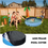 Thumbnail: Waterproof Foldable Pet Pool Cover Round Dustproof Sun Rain Protection