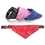 Thumbnail: Adjustable Triangular Bandana for Pets, Washable Scarf Collar Bibs for Dogs and