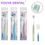 Thumbnail: 2Pcs Soft Bristle Orthodontic Toothbrush for Adults with Interdental Cleaning