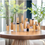 Thumbnail: Bamboo Shell Thermos Cup 350-500ml Stainless Steel Vacuum Insulated Water Bottle