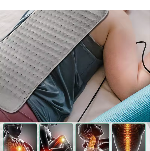 Miniatúra: Electric Heating Pad 76x40cm with Timer 10 Temperature Levels for Pain Relief