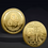 Thumbnail: Kaspa Gold Plated Commemorative Coin Digital Virtual Currency Collectible Medal