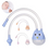 Thumbnail: Newborn Baby Nasal Aspirator Nose Cleaner Soft Silicone Suction Tool Safe