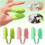 Thumbnail: Pet Finger Toothbrush Silicone Dog & Cat Teeth Cleaning Tool, Nontoxic Breath Ca