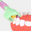 Thumbnail: Three Side Candy Color Soft Toothbrush - Baby Oral Health Care for Kids (3-12Y)