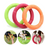 Thumbnail: Orange Dog Toy Flying Disk, EVA Interactive Training Ring for Dogs, Durable Pull