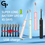 Thumbnail: NIOO Sonic Electric Toothbrush 6 Modes USB Rechargeable Timer with 8 Replacement