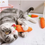 Thumbnail: Cat Toy Carrot Interactive Chew Toy for Cats, Bite Resistant Paper Rope Scratche