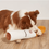 Thumbnail: Plush Cigar Dog Toy Squeaky Chew Toy for Pets Bite Resistant Interactive Fun