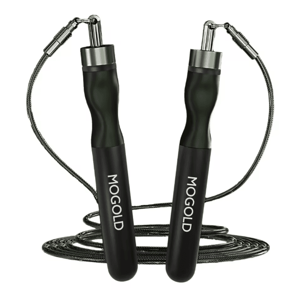 Fitness Jump Rope Adjustable Weight Anti-Tangle Racing Rope Aluminum Alloy Handl