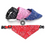 Thumbnail: Adjustable Triangular Bandana for Pets, Washable Scarf Collar Bibs for Dogs and