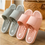 Thumbnail: Women Men Non-Slip Massage Slippers Indoor Soft Bathroom Flip Flops Summer Sanda
