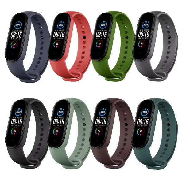 Premium Silicone Strap for Xiaomi Mi Band 3/4/5/6/7 – Comfort and Style for Your