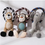 Thumbnail: Durable Dog Plush Squeaky Chew Toy Interactive Bite-Resistant Pet Toy