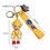 Thumbnail: Sonic Cartoon Keychain Variable Speed Spinner Cute Small Gift for Bags