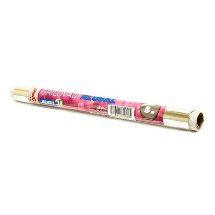 Heavy Duty Aluminum Foil Grill Roll 8m Thick Durable Kitchen Wrap 1pc