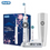 Thumbnail: Oral-B Pro 4000 Electric Toothbrush Rechargeable Ultrasonic Teeth Whitening