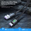 Miniatúra: USLION Micro USB Cable Fast Charging Data Transfer LED Lighting for Android Xiao