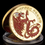 Thumbnail: Red Dragon Gold Plated Collectible Souvenir Coin Magic Gift Commemorative