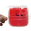 Miniatúra: Sharp Needle Disposal Container 1L Biohazard Red Puncture Resistant Waste Bin