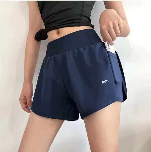 Women Yoga Shorts Summer Fitness Running Sports Biker Workout Breathable Shorts
