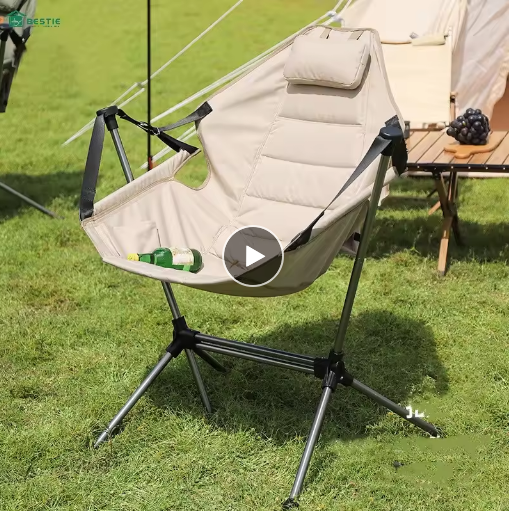 Aluminium Alloy Stargaze Recliner Luxury Camp Chair Folding Outdoor Rocking Chai