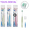 Thumbnail: 2Pcs Soft Bristle Orthodontic Toothbrush for Adults with Interdental Cleaning