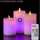 Thumbnail: Wonderhome 3/1 Pcs Real Wax LED Flameless Tealight Candles with Remote for Home