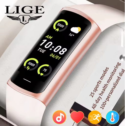 LIGE Smartwatch for Men and Women: The Ultimate Waterproof Sports Watch with Blo