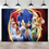 Thumbnail: Sonic Birthday Party Backdrop Banner Cartoon Hero Wall Decor for Kids Boys Event
