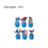 Thumbnail: Lilo and Stitch Birthday Party Supplies Tableware Set for Kids Girls 10pcs