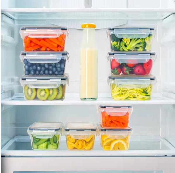 Miniatúra: Kitchen Food Containers Set, BPA-Free, Microwave & Dishwasher Safe, 10pcs 840ML