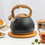 Thumbnail: 3L Whistling Kettle Camping Kettle for Gas Stove Stainless Steel Teapot Inductio