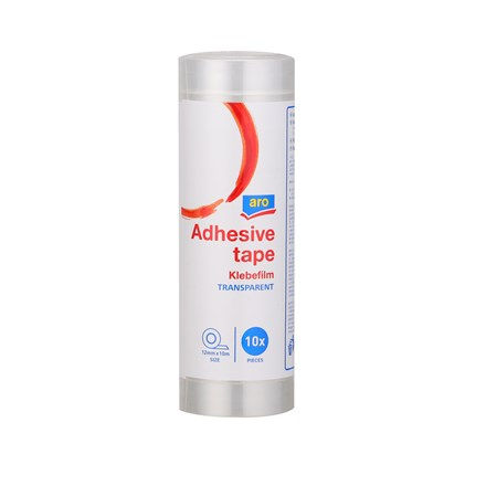 ARO Adhesive Tape 12mm x 10m 10pcs - High Quality, Durable, Multi-Purpose
