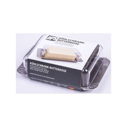 APS Butter Dish 15x9 cm Plastic and Stainless Steel Kitchen Storage Container