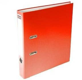 SIGMA A4 Lever Arch File 50mm Red 5-Pack for Office Organization