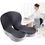 Thumbnail: Memory Foam Office Chair Cushion with Lumbar Support for Back and Pain Relief