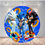 Thumbnail: Sonic the Hedgehog Birthday Party Round Backdrop Banner for Kids Decoration